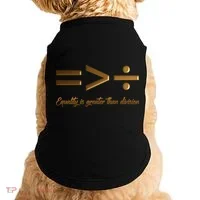 Equality Is Greater Than Division  Doggie Tank thumb 0