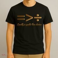 Equality Is Greater Than Division  T-Shirt thumb 3