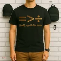 Equality Is Greater Than Division  T-Shirt thumb 6