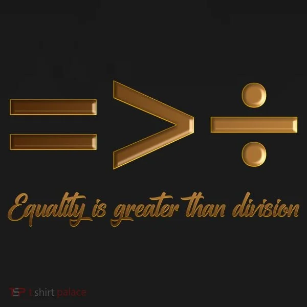 Equality Is Greater Than Division  Bucket Hat