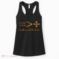 Equality Is Greater Than Division  Women's Tank Top thumb 0
