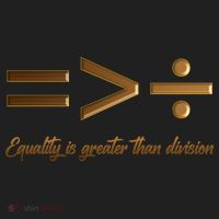 Equality Is Greater Than Division  Golf Towel thumb 3