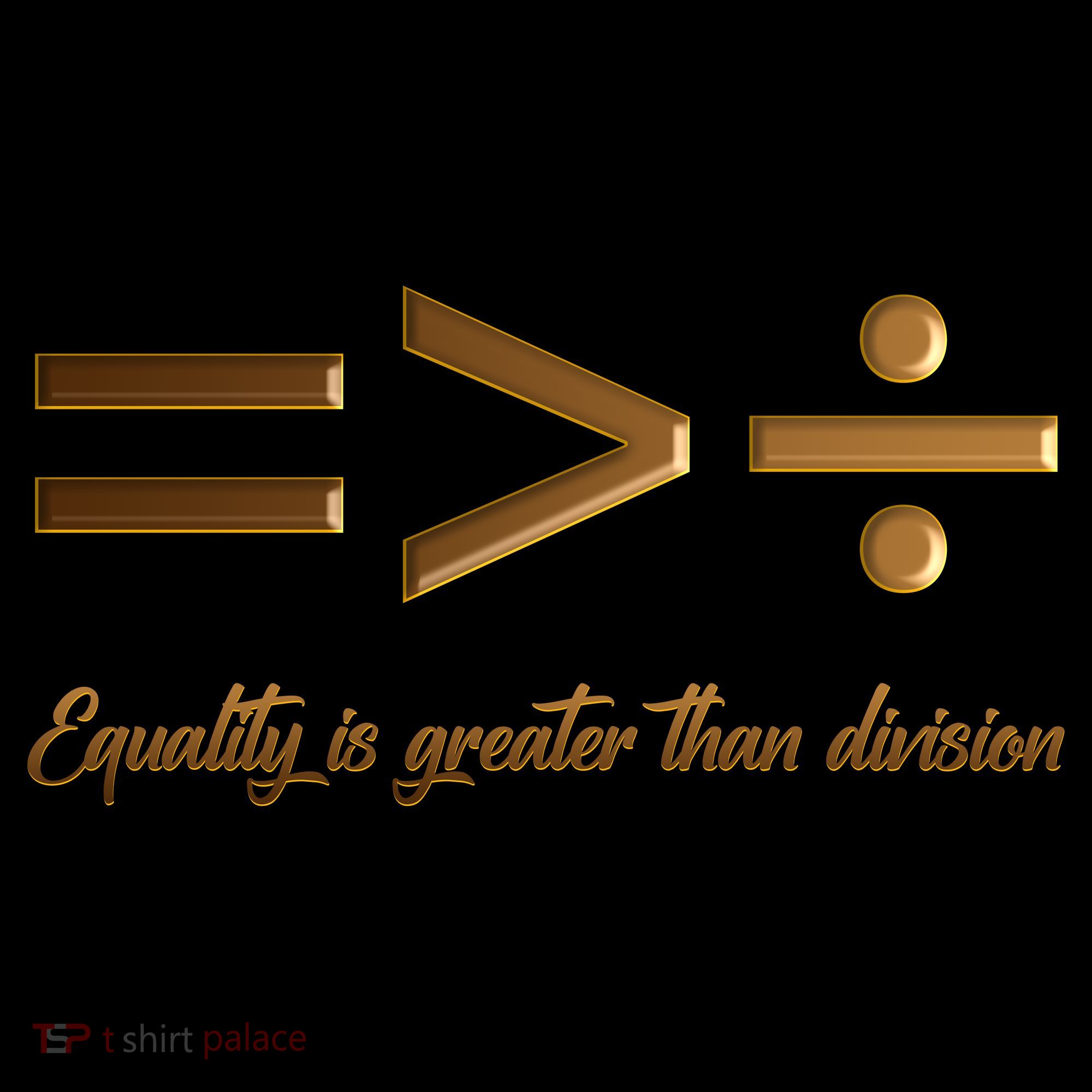 Equality Is Greater Than Division  Visor