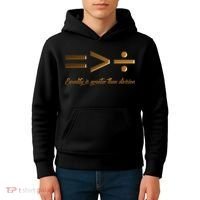 Equality Is Greater Than Division  Kids Hoodie thumb 4
