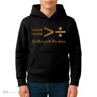 Equality Is Greater Than Division  Kids Hoodie thumb 4