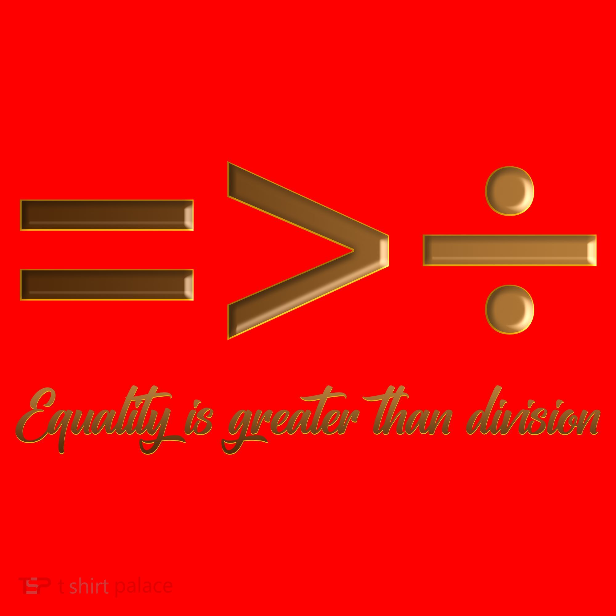 Equality Is Greater Than Division  Santa Hat
