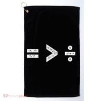 Equality Is Greater Than Division Symbols Golf Towel thumb 0