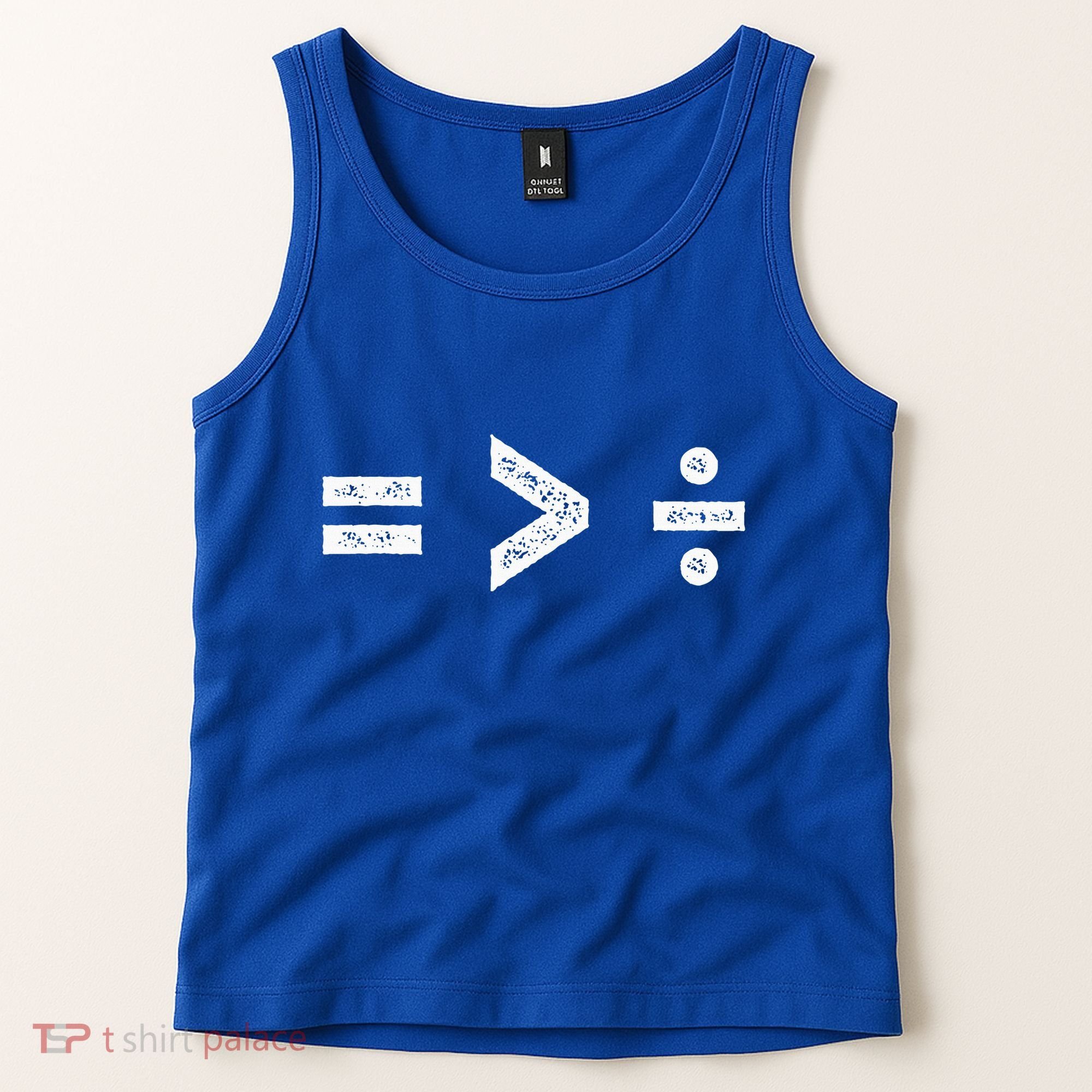 Equality Is Greater Than Division Symbols Tank Top