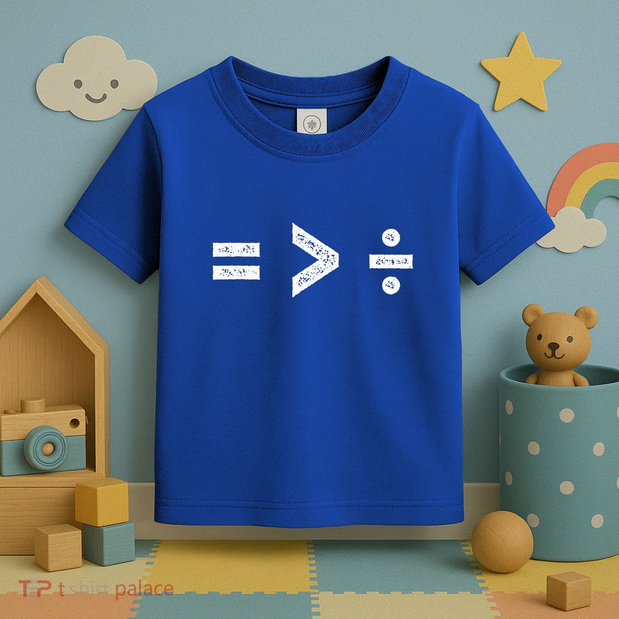 Equality Is Greater Than Division Symbols Toddler T-Shirt