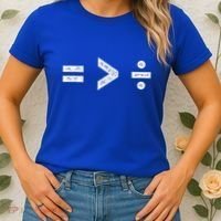 Equality Is Greater Than Division Symbols Women's T-Shirt thumb 2