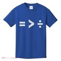 Equality Is Greater Than Division Symbols Kids T-Shirt thumb 0