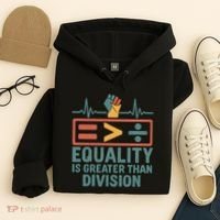 Equality is Greater Than Division Hoodie thumb 4