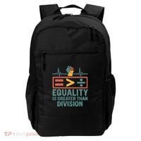 Equality is Greater Than Division Backpack thumb 0