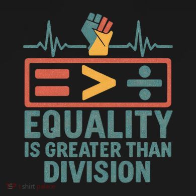 Equality is Greater Than Division Baby Long Sleeve Bodysuit