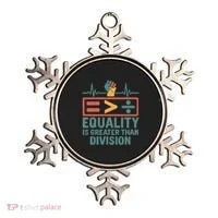 Equality is Greater Than Division Ornament thumb 0