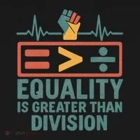 Equality is Greater Than Division Women's Long Sleeve Shirt thumb 2