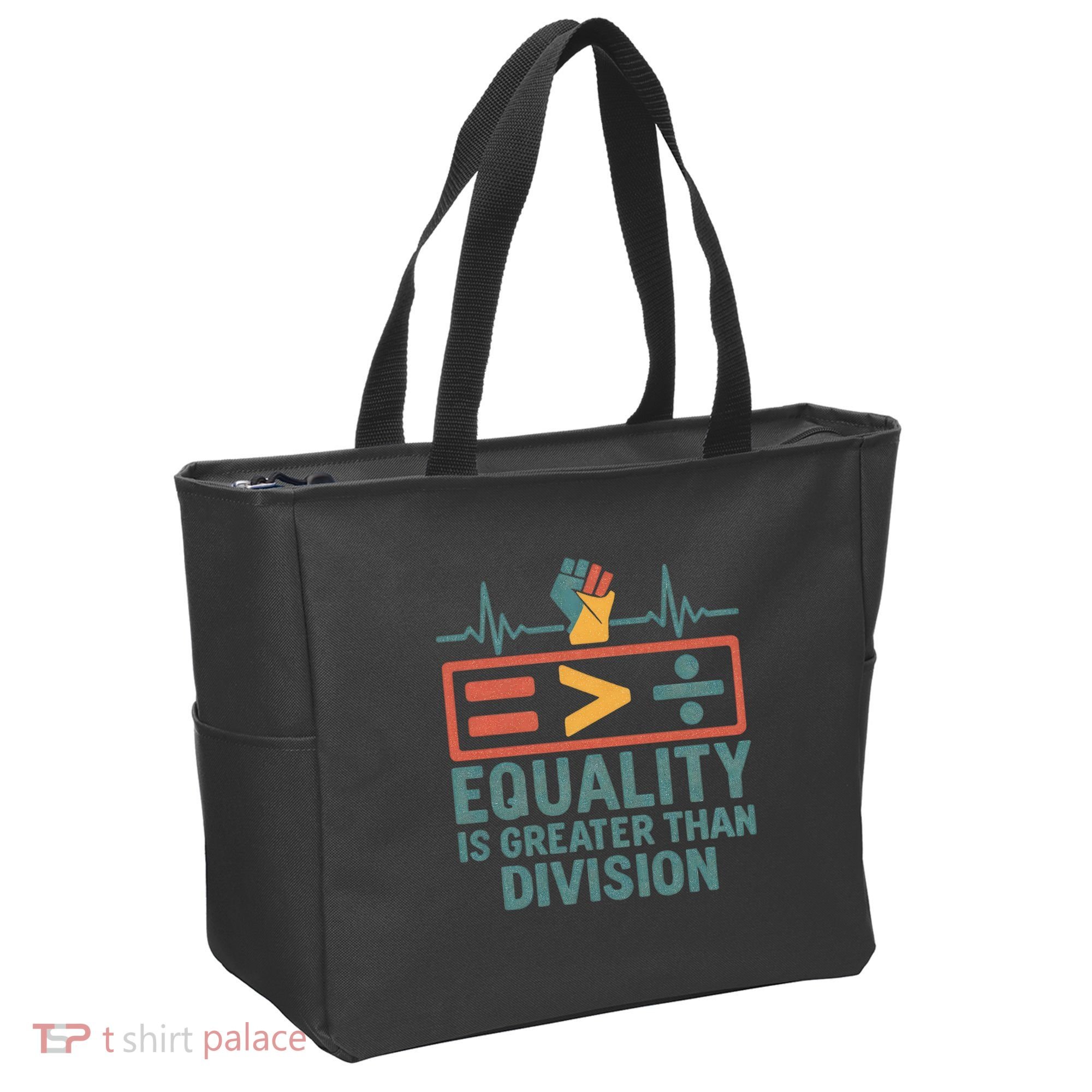 Equality is Greater Than Division Tote Bag