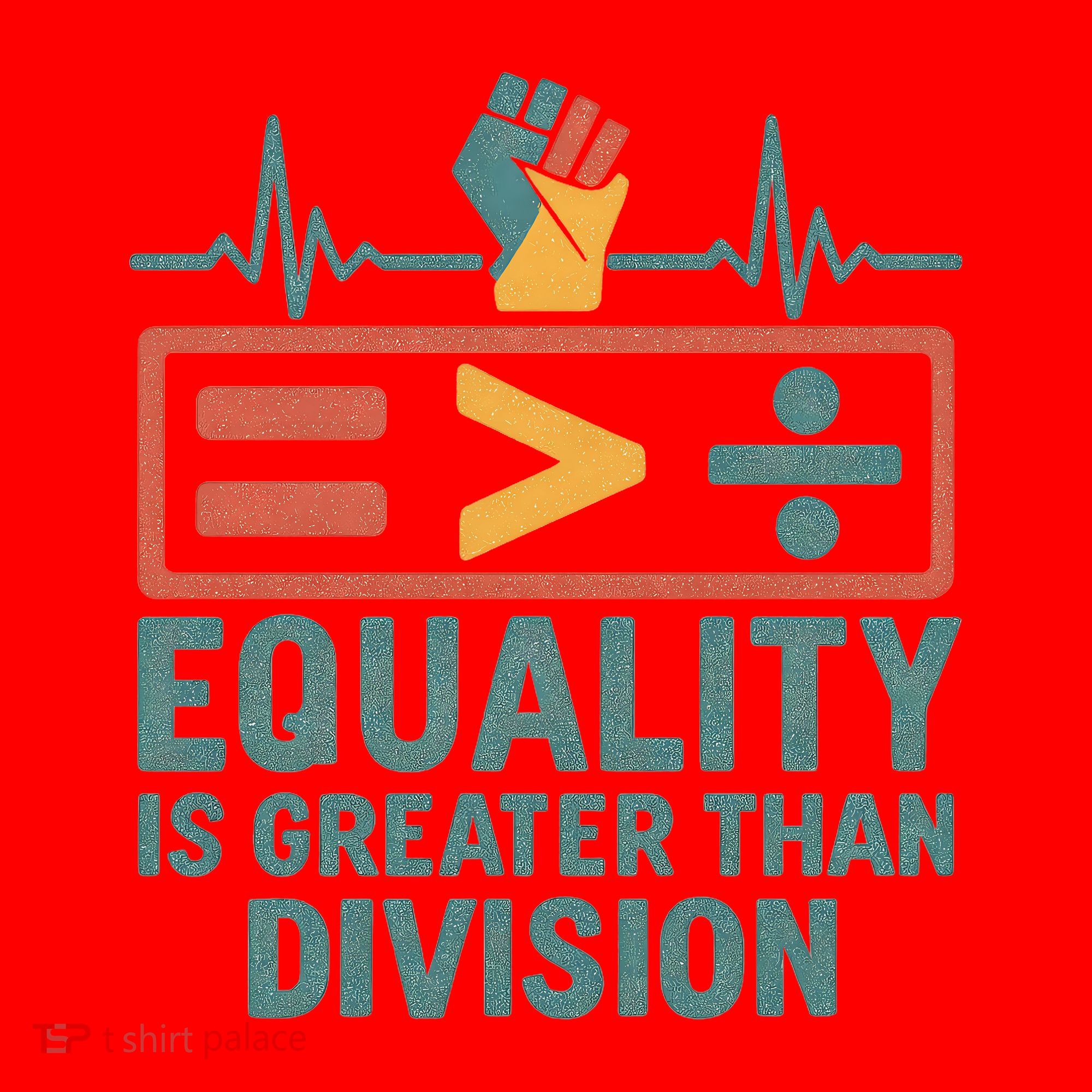 Equality is Greater Than Division Santa Hat