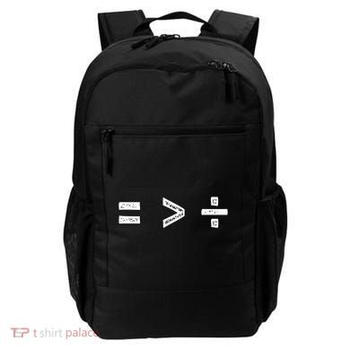 Equal Is Greater Than Divided Sign Math Equality Formula Gift Backpack
