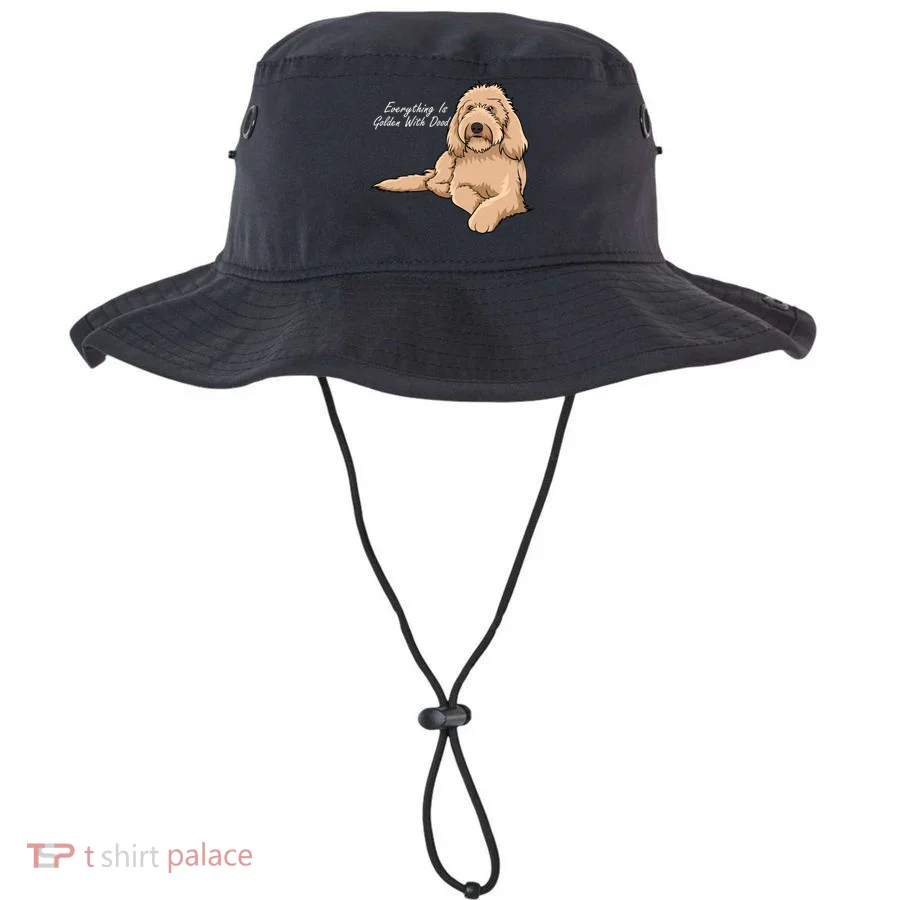Everything Is Golden With My Goldendoodle Gift Bucket Hat