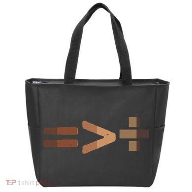 Equality Is Greater Than Division Unity Tote Bag