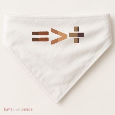 Equality Is Greater Than Division Unity USA-Made Doggie Bandana