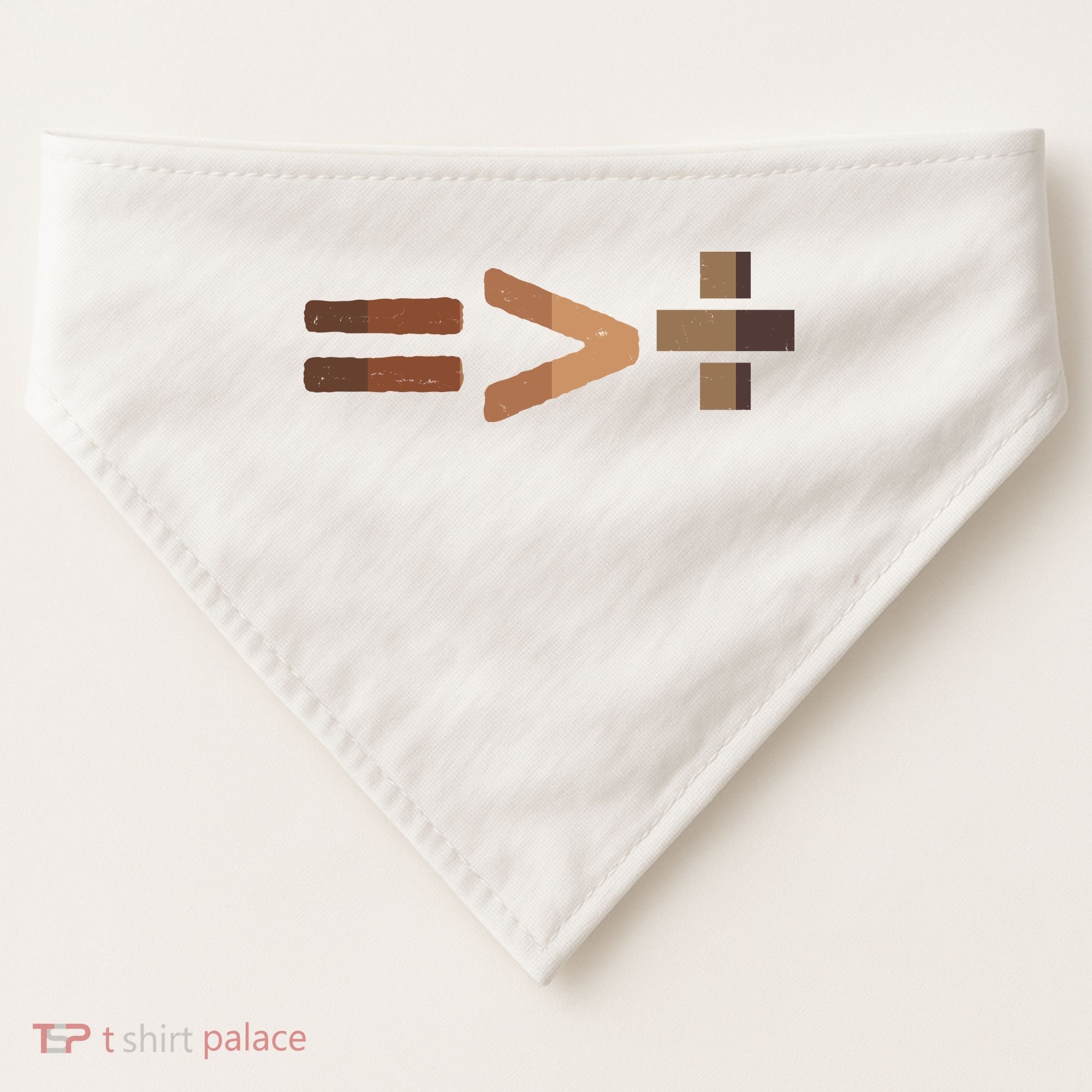 Equality Is Greater Than Division Unity USA-Made Doggie Bandana