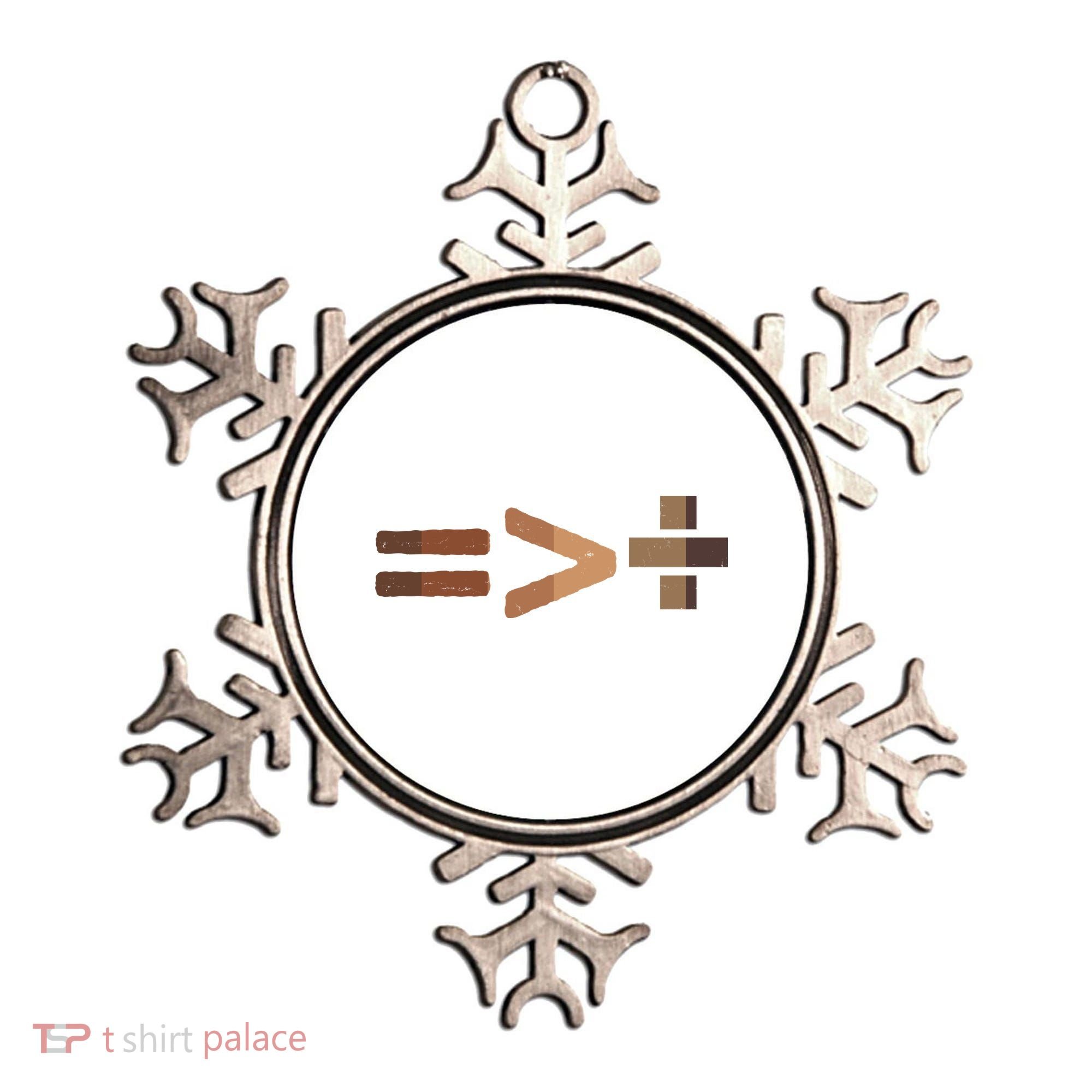 Equality Is Greater Than Division Unity Ornament