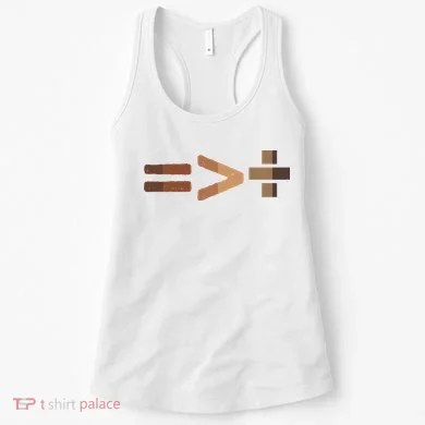 Equality Is Greater Than Division Unity Women's Tank Top