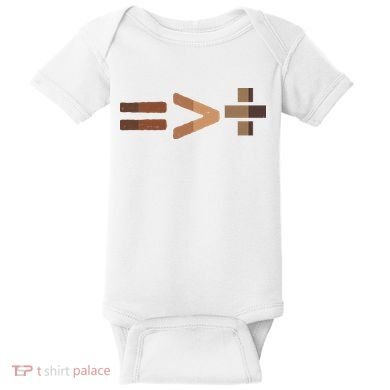 Equality Is Greater Than Division Unity Baby Bodysuit