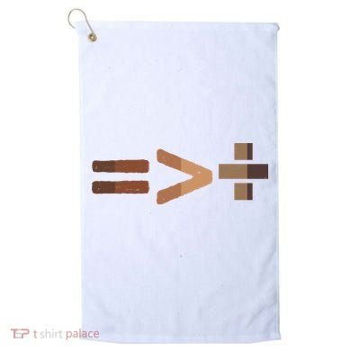 Equality Is Greater Than Division Unity Golf Towel