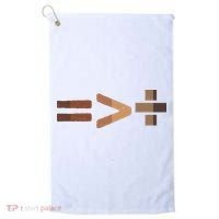 Equality Is Greater Than Division Unity Golf Towel thumb 0
