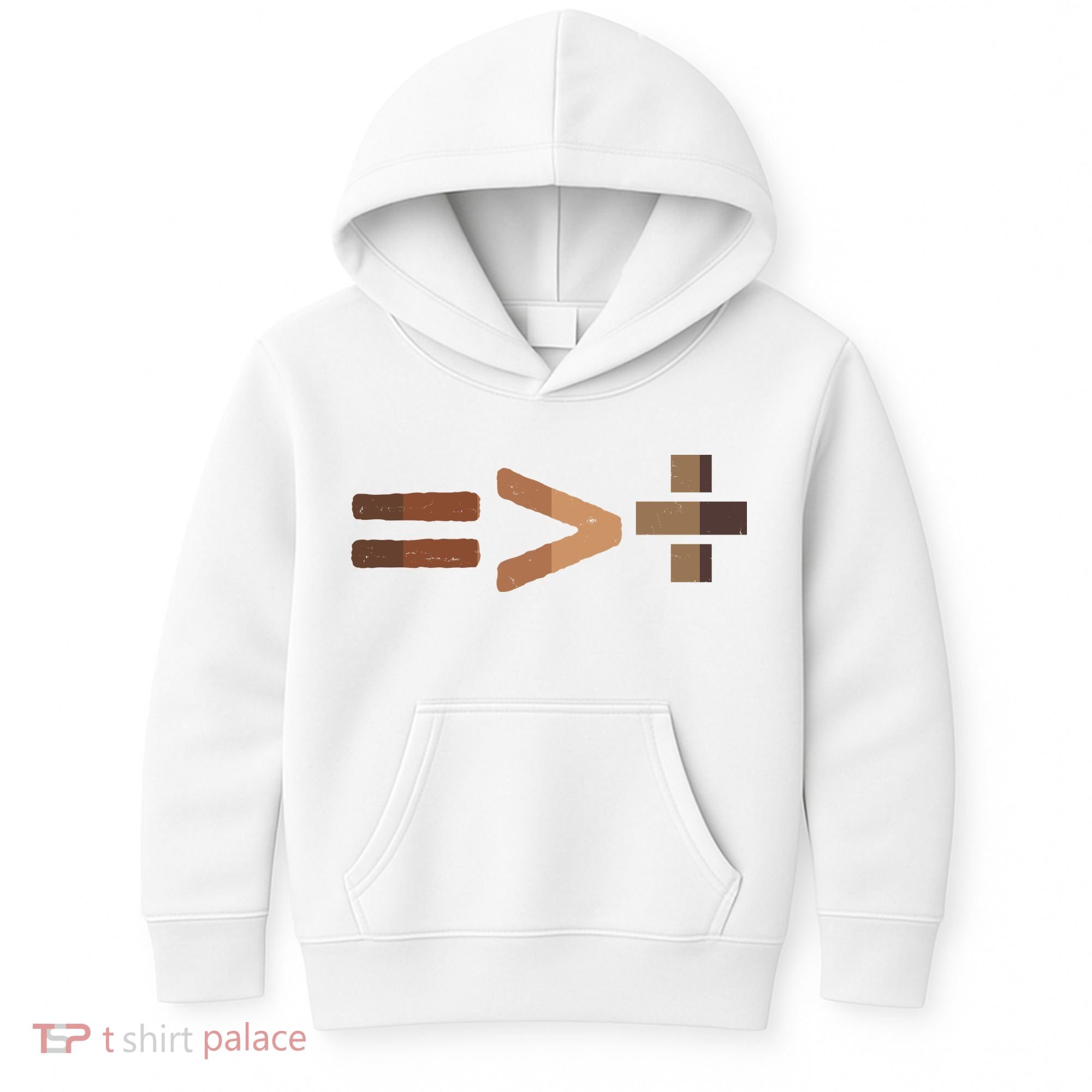 Equality Is Greater Than Division Unity Kids Hoodie