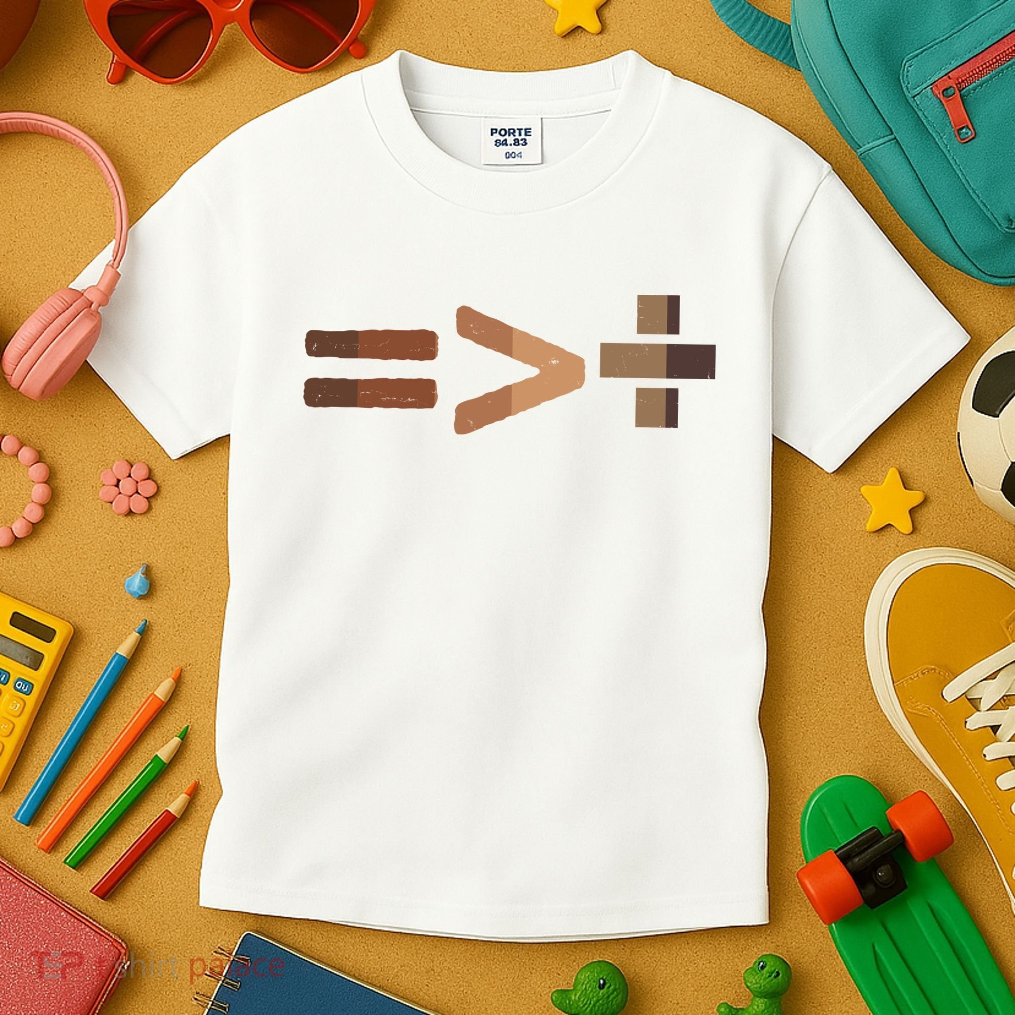 Equality Is Greater Than Division Unity Kids T-Shirt