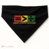 Equality Is Greater Than Division Juneteenth Math USA-Made Doggie Bandana thumb 0