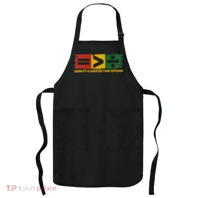 Equality Is Greater Than Division Juneteenth Math Apron