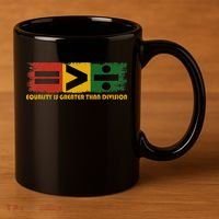Equality Is Greater Than Division Juneteenth Math 11oz C Handle Ceramic Mug thumb 3