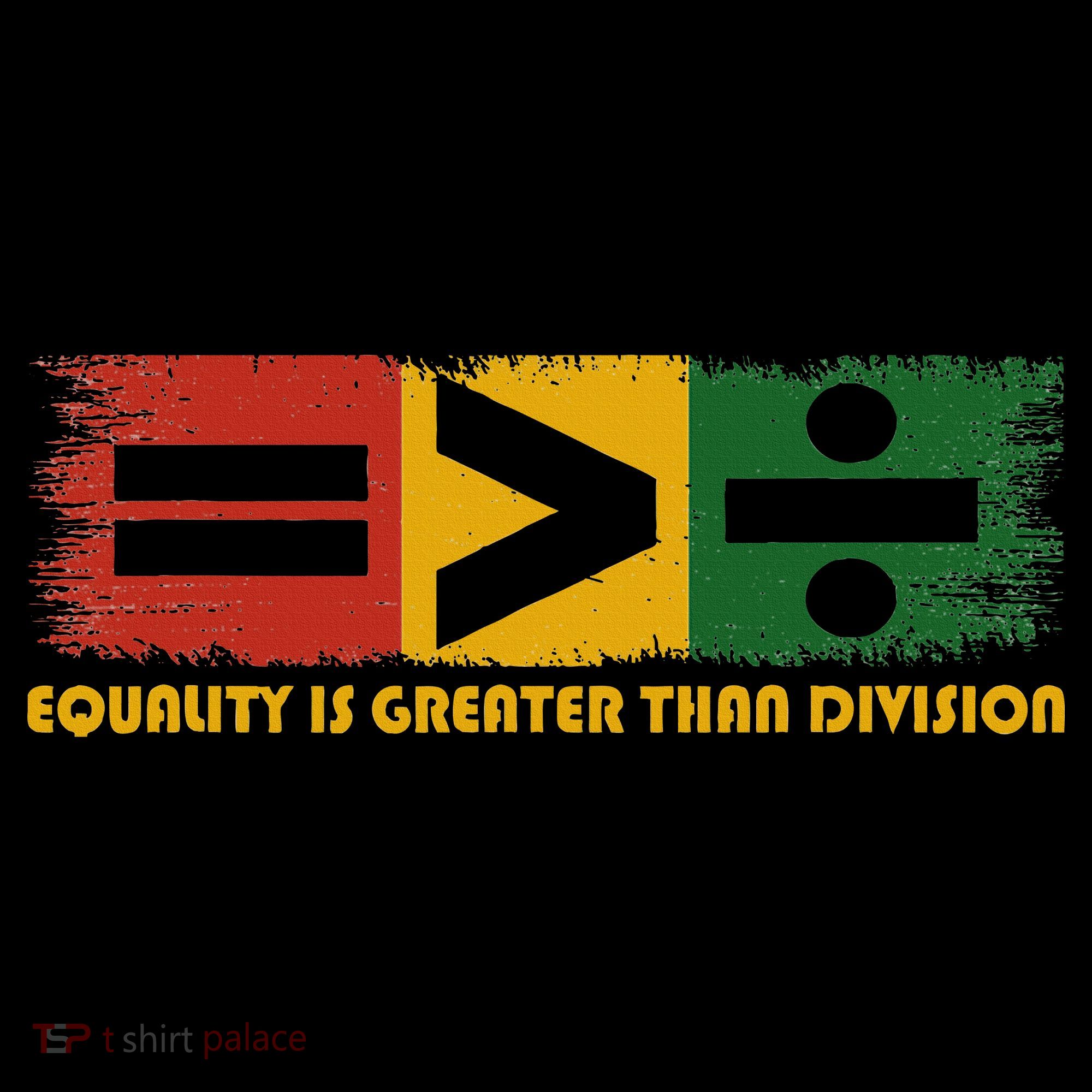 Equality Is Greater Than Division Juneteenth Math Visor