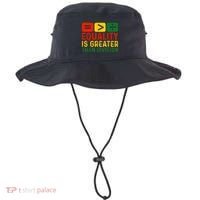 Equality Is Greater Than Division Math Black History Month Bucket Hat thumb 0
