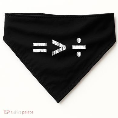 Equal Is Greater Than Divided BLM Equality Unity Love USA-Made Doggie Bandana