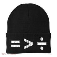 Equal Is Greater Than Divided BLM Equality Unity Love Beanie thumb 0