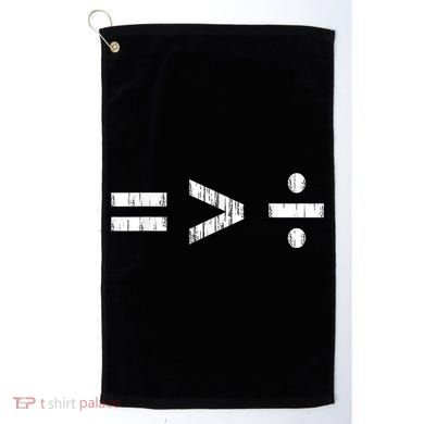 Equal Is Greater Than Divided BLM Equality Unity Love Golf Towel