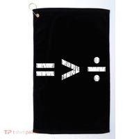 Equal Is Greater Than Divided BLM Equality Unity Love Golf Towel thumb 0