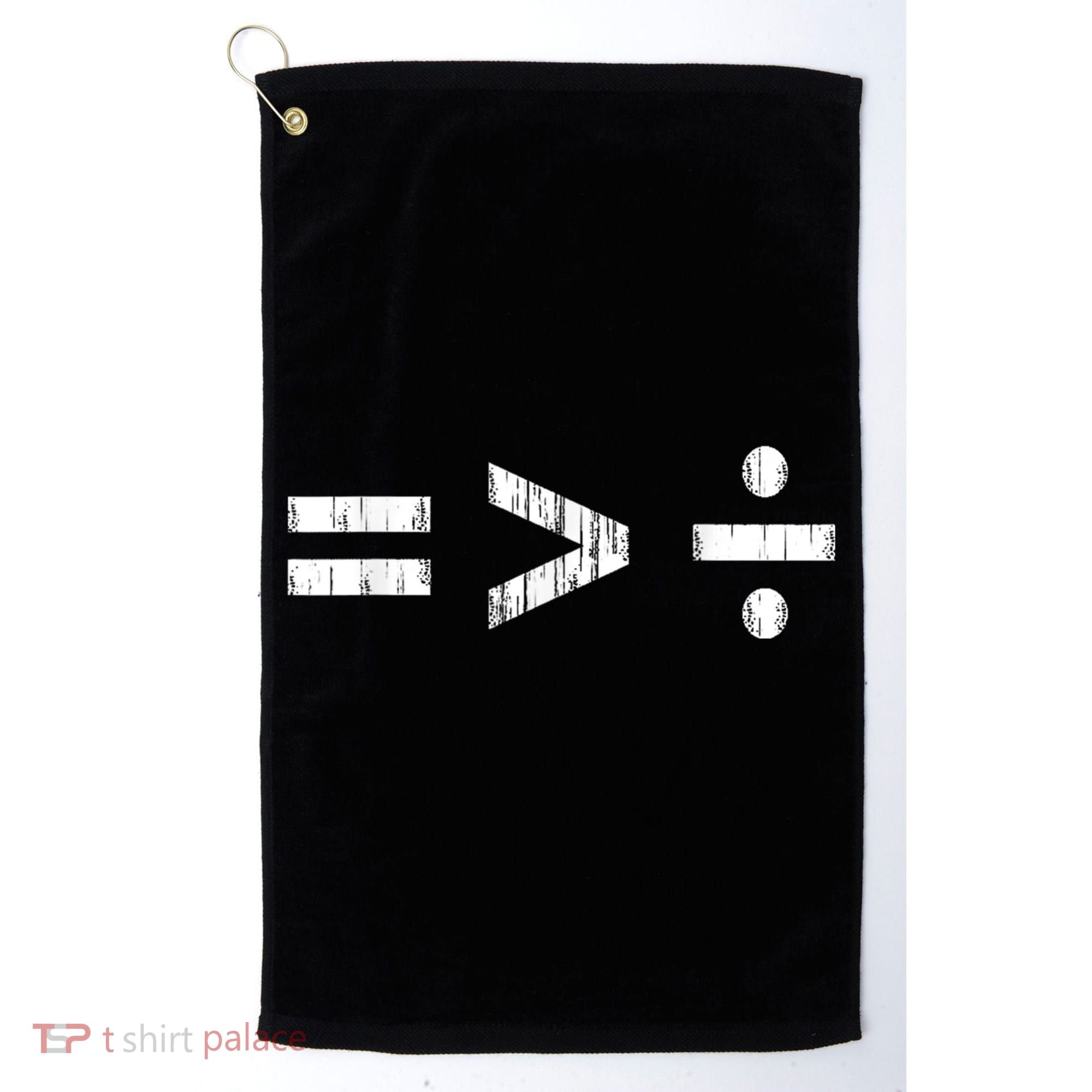 Equal Is Greater Than Divided BLM Equality Unity Love Golf Towel