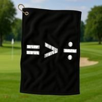 Equal Is Greater Than Divided BLM Equality Unity Love Golf Towel thumb 1
