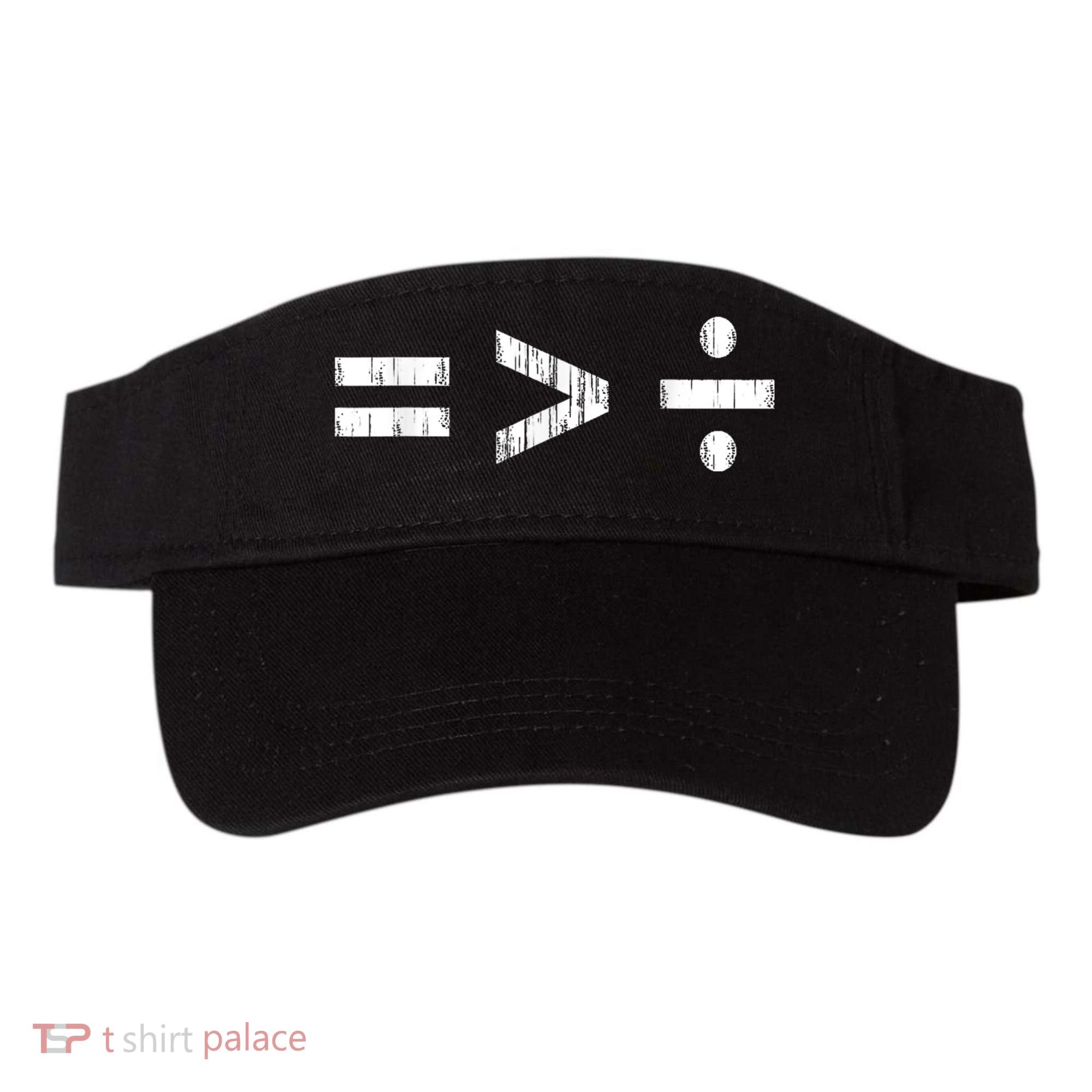 Equal Is Greater Than Divided BLM Equality Unity Love Visor