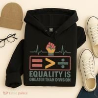 Equality is Greater Than Division Hoodie thumb 4