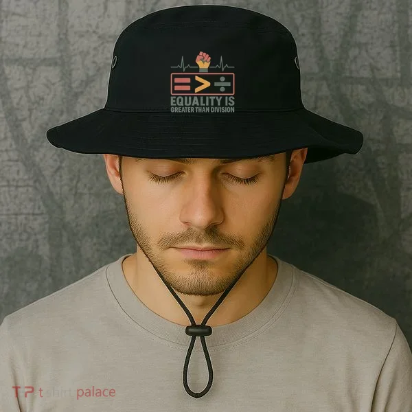 Equality is Greater Than Division Bucket Hat