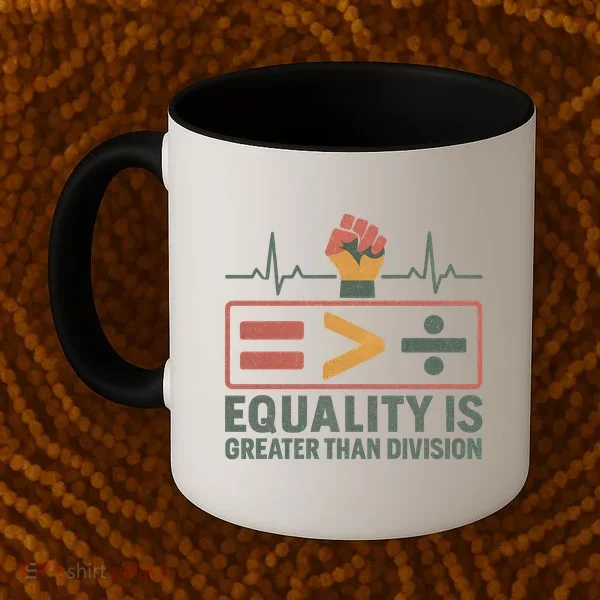 Equality is Greater Than Division Coffee Mug