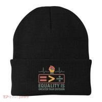 Equality is Greater Than Division Beanie thumb 0